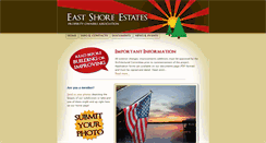 Desktop Screenshot of eastshoreestates.com